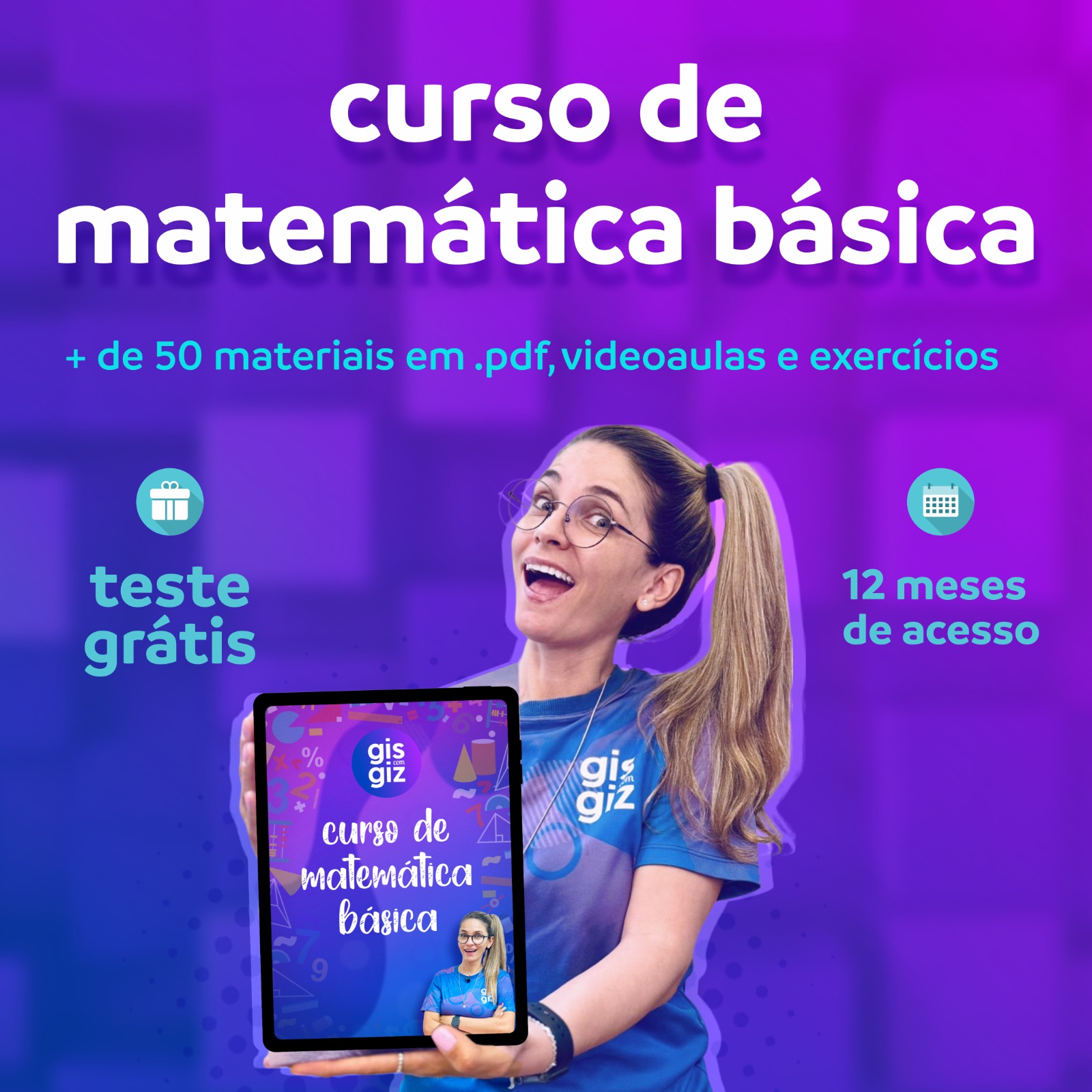 Curso matemática básica Gis com Giz